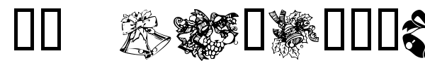 KR Christmas Bells font preview